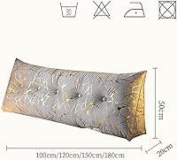 Vista 4 de Almohadas de lectura Respaldo Cojín de respaldo Cabecero Triangular Cuña Soporte de Cintura Almohada de cama acogedora Almohada extraíble Lavable