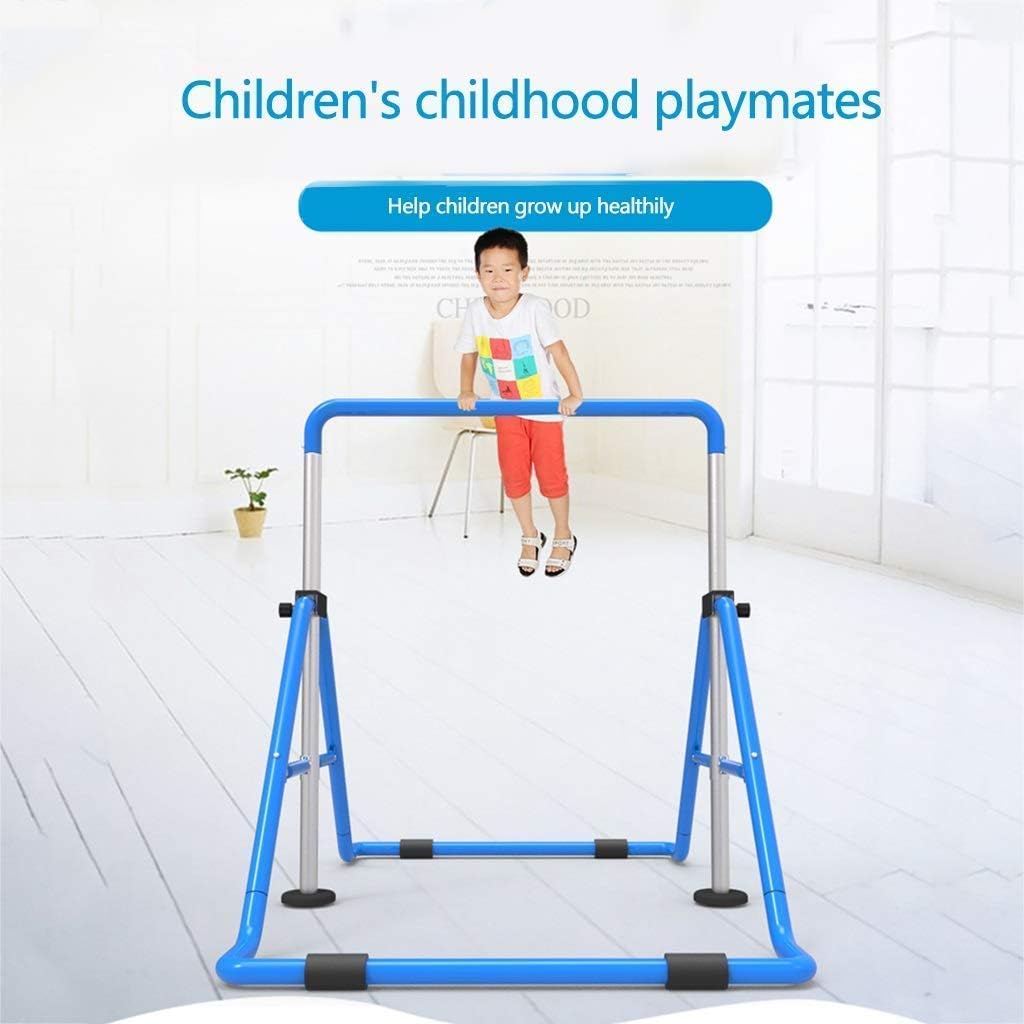 Fitness Foldable Children's Horizontal Bar Gymnastics Bars Children's Equipment Adjustable Junior Training Bar Children's Swing Children's Favorite Gift