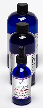HoneyCombs Vitamin B6 Liquid Drops, 8 Fl Oz | 750% DV Pyridoxine, Alcohol Free, Fast Absorbing, Energy, Brain & Immune Support, Made in USA