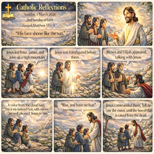 Catholic Reflections &ndash; Sunday 1 March 2026, 2nd Sunday of Lent, Matthew 17:1-9