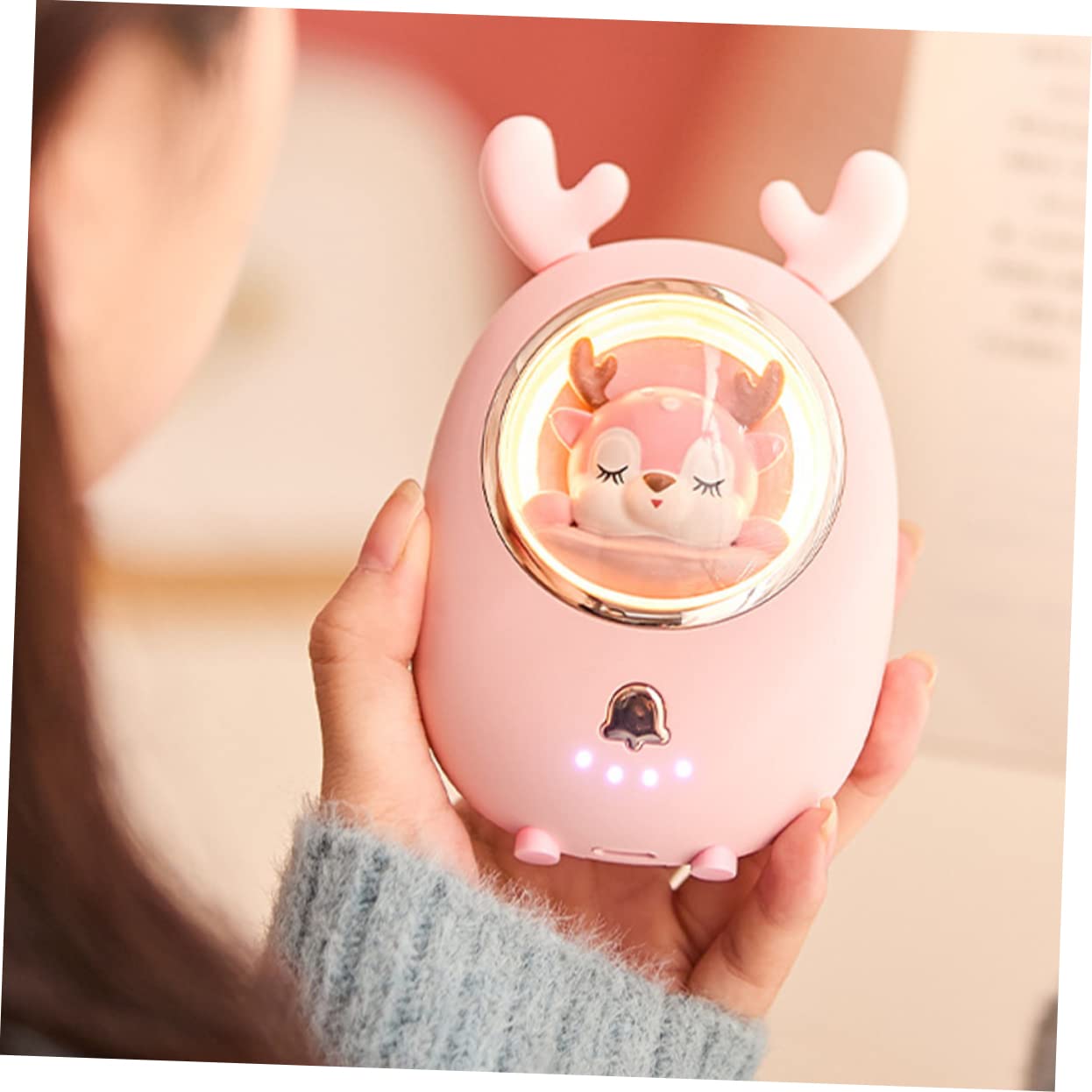 BESPORTBLE 3 Set caldo scaldamani usb batterie ricaricabili scaldamani riutilizzabile dei cartoni animati riscaldatori USB illumina lo Lega di alluminio