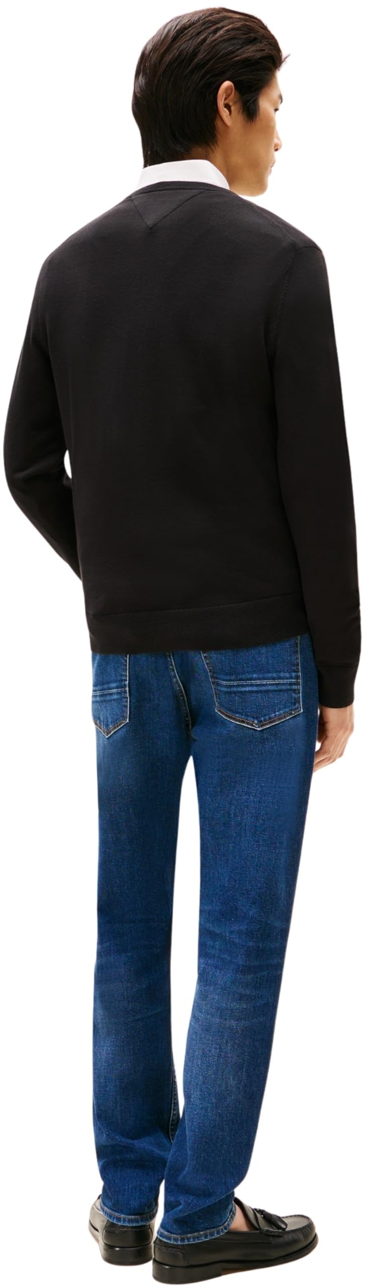 Tommy Hilfiger Jersey Hombre Essential Cotton Crew Neck de Algodón
