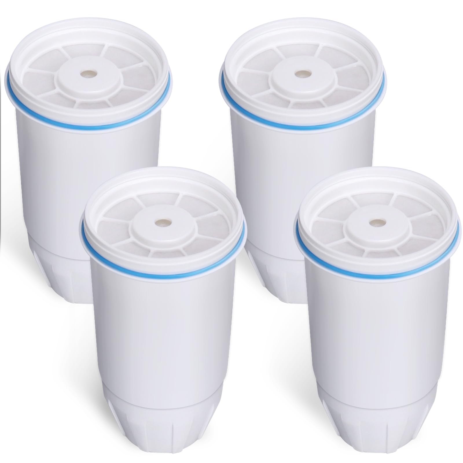 Filtros de agua de repuesto ZR-001 compatibles con jarra y dispensador Zero ZR-004 ZP-006 ZR-017 ZD-013 ZS-008 sistema de filtro de repuesto para reducir el mal sabor, olor, plomo, cloro y PFOA/PFOS
