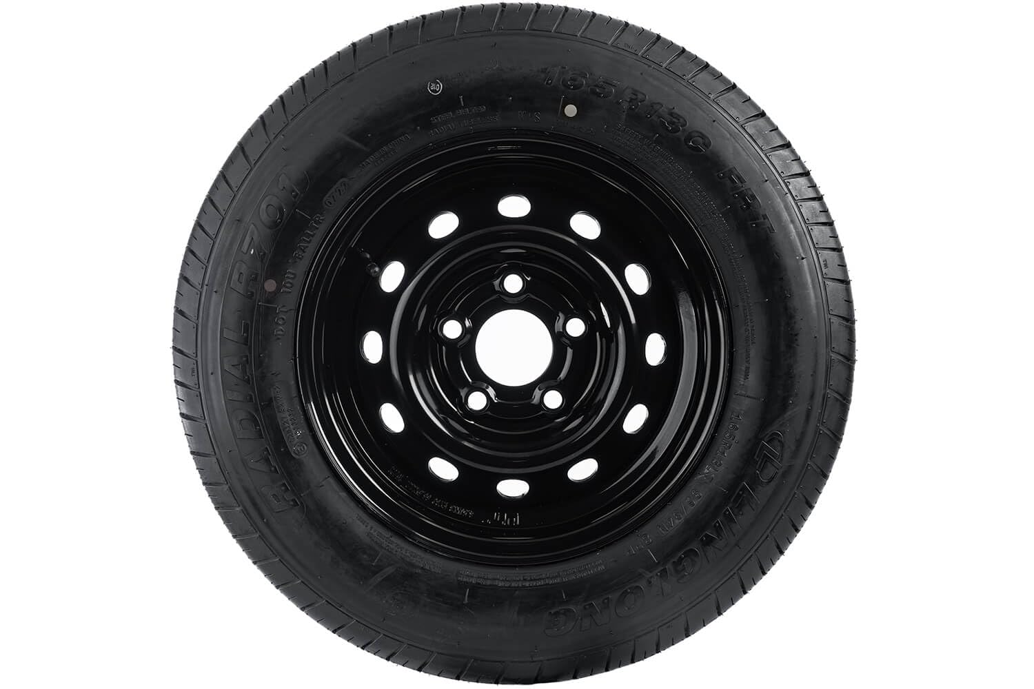 UNITRAILER LINGLONG Rimorchio rinforzato Ruota 165/80 R13C Nero
