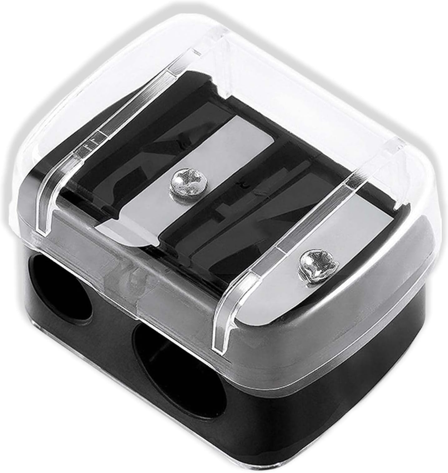 Eyeliner Sharpener Dual Pencil Sharpener Cosmetic Pencil Sharpener Lip Liner Sharpener Eyeliner Sharpener Eye Multi-Sized Eyebrow Pencil Sharpener for Eyeliner, Lip Liner, Eyebrow Pencil