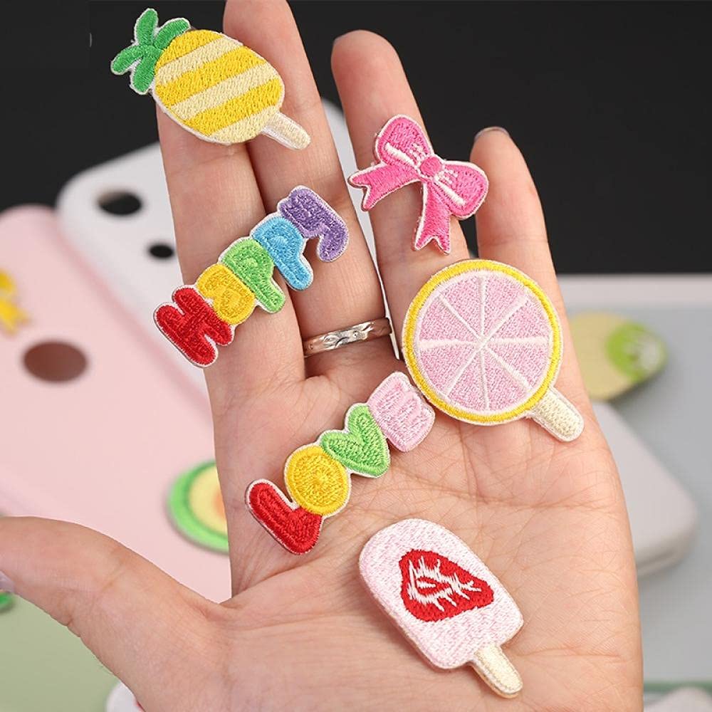 LZHLMCL Apliques De Costura 16 Uds Pegatinas Niños En Scrapbooking Coser Parche Para Ropa Diy Apliques Insignias En Parches De Ropa