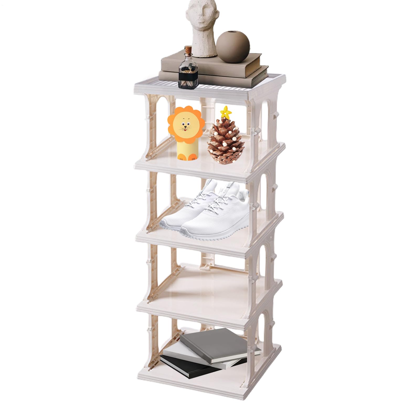 Portascarpe Per Ingresso Scaffale Pieghevole Per Deposito Scarpe
