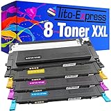 Tito-Express PlatinumSerie 8 Toner XXL kompatibel mit Samsung CLT-4092S | Geeignet für CLP-310 CLP-315 CLX-3170 CLX-3175 K NK WK FN FW N W | Black 2.500, Color je 2.000 Seiten Druckleistung