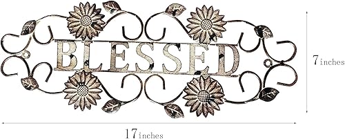 Miniatura 10 de T&Garice Letrero de metal rústico con texto en inglés "Family Cutout Words", decoración de pared para colgar en la familia, letras familiares, arte