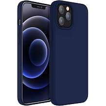 MXX for iPhone 13 pro Max Case - Soft Silicone Case with Screen Protector and Camera Lens Protector - Microfiber Lining Anti-Scratch Fullbody Protective Made for 13 pro Max Phone Case 6.7" Navy Blue