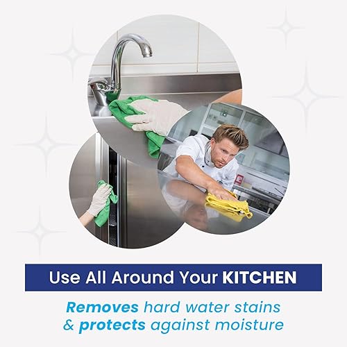 Miniatura 4 de Tri-Peek Peek - Limpiador multiusos de metales, pule y protege todos los metales y fibra de vidrio, aluminio y cromado, limpiador de cubiertos,