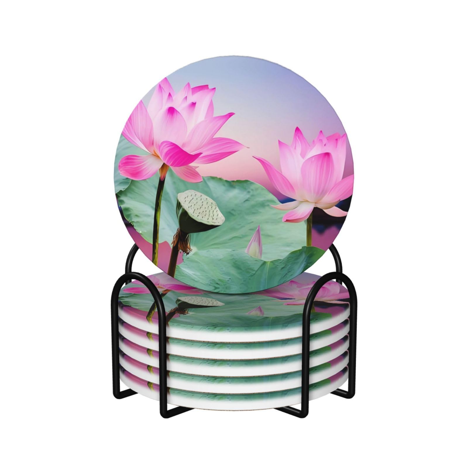 Dessous de verre céramique absorbant anti-tache et anti-rayure pour vos tables