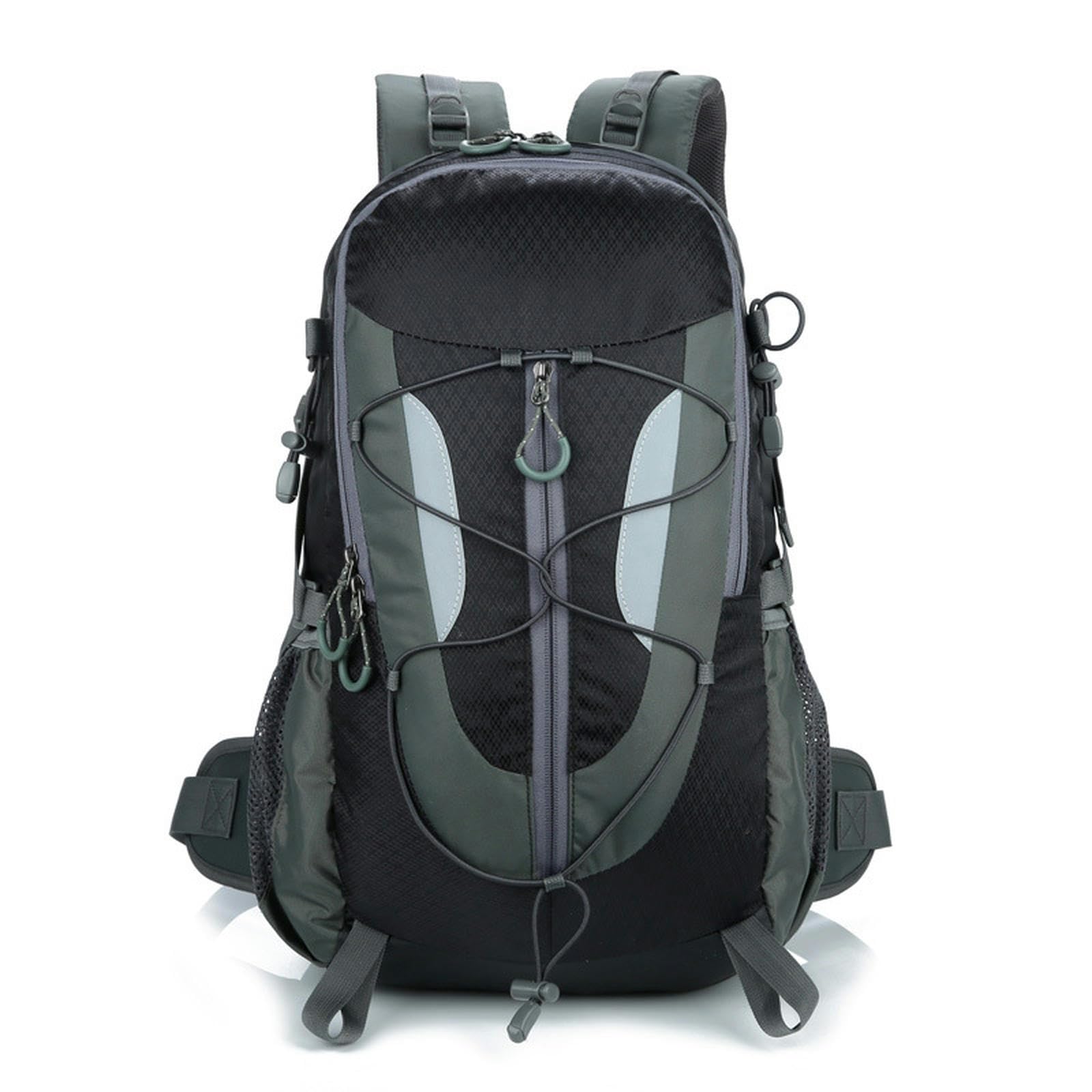 Outdoor Rucksack 40l wasserdichte Leichte Wanderwanderung Camping Mountaineering Ski -Rucksack Für Männer Und Frauen-schwarz-29 * 18 * 50 cm