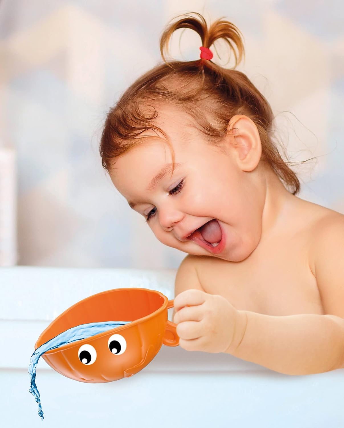 Clementoni 17458 Animales Octo Park-Water Friends, Game, Shower Baby Animal New Born Floating Bath Toy for Kids 10 Months, Multicoloured