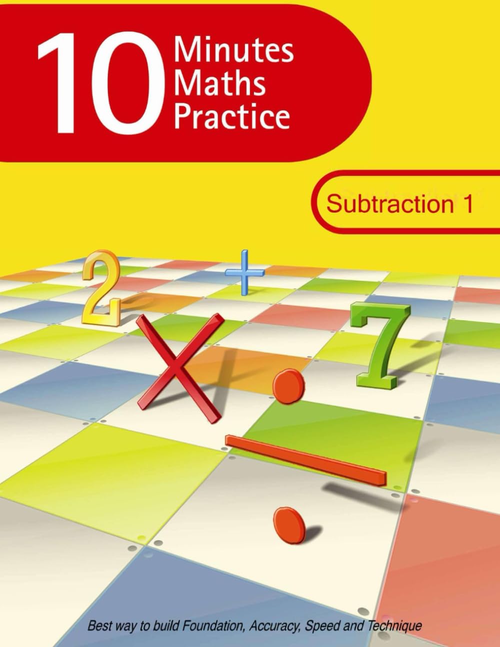 10 Minutes Maths Practice: Subtraction 1 _ Single Digit Subtraction