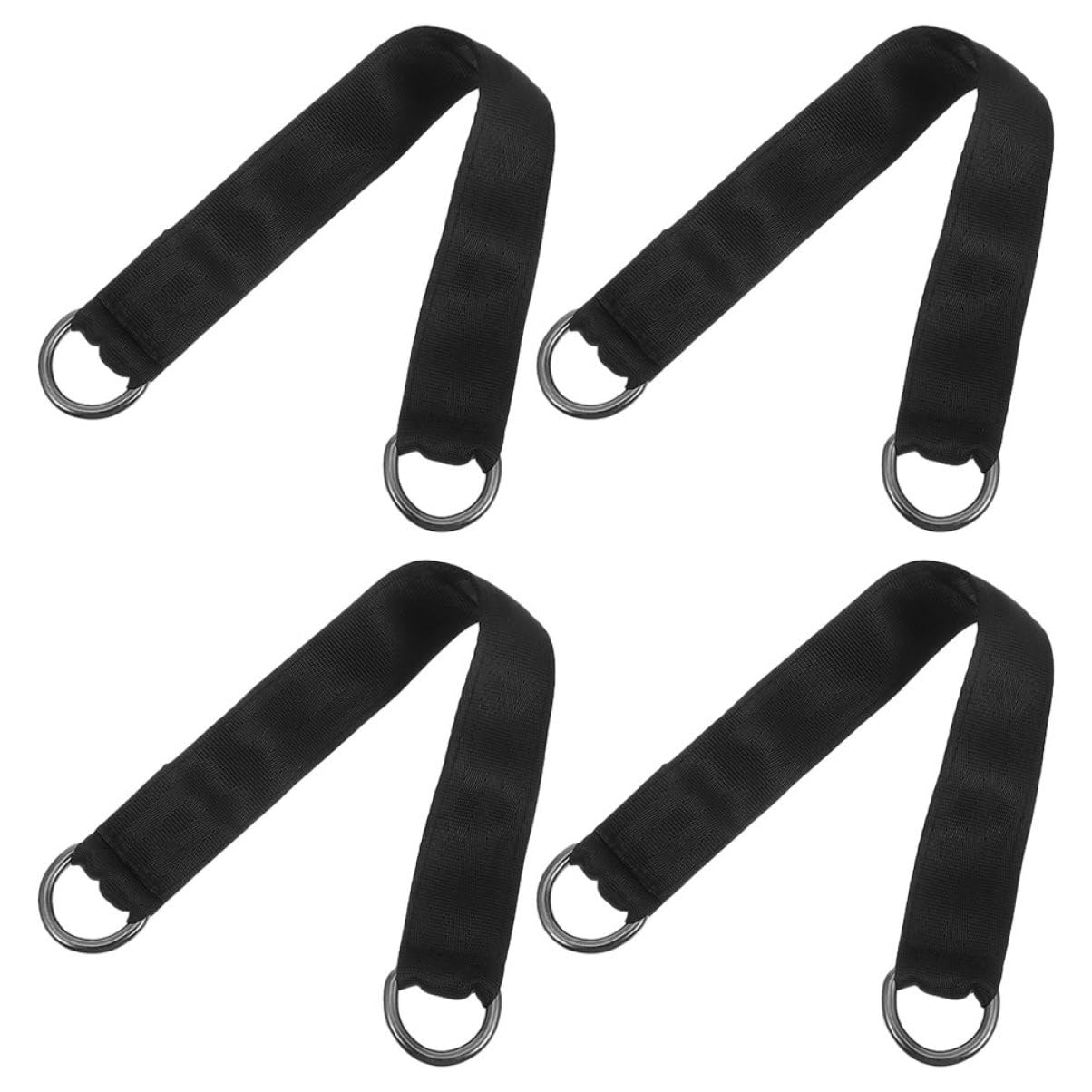 SUPVOX 4 Pcs Heavy Duty Nylon Swing Connecting Straps Easy Installation for Outdoor Swings Gym Equipment Versatile and Secure Hook and Hang for Trees and Bars