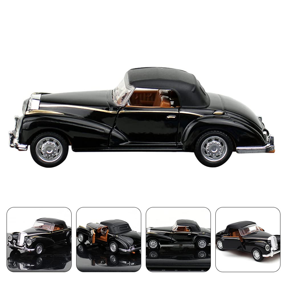 Zerodeko Retro Car Model Alloy 12.50 x 5.00 x 4.20 cm Vintage Car Model Toy Miniature for Home Decor Office and Gift - Image 2