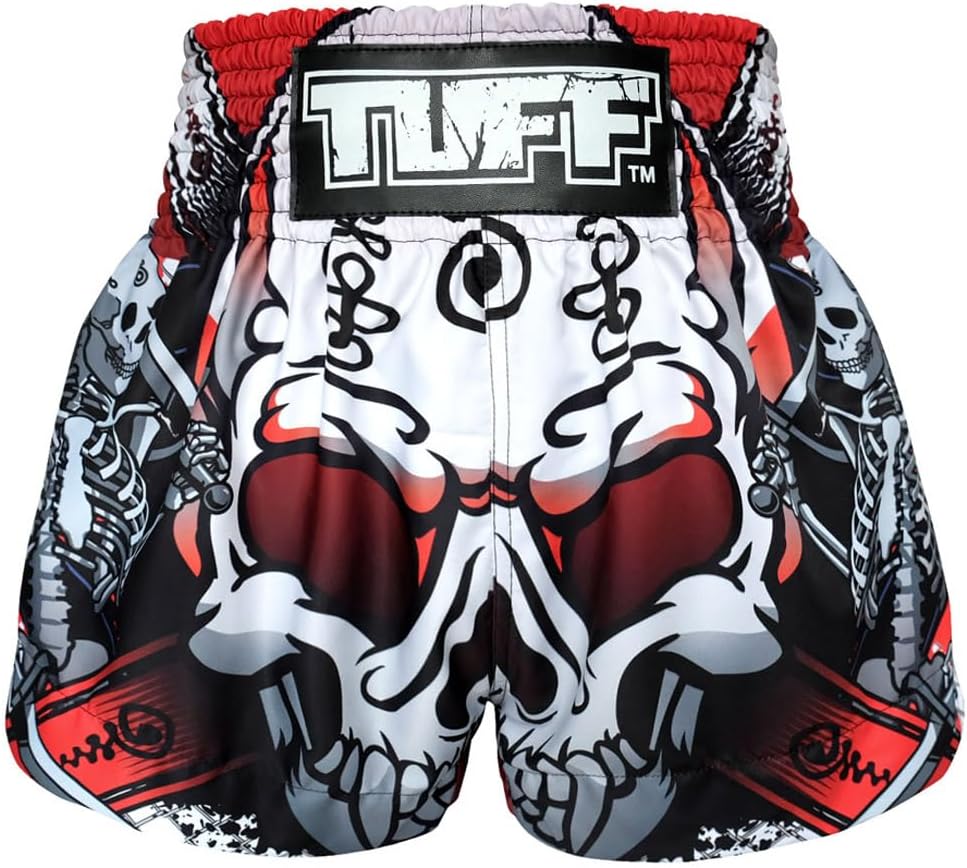 Sport Boxing Muay Thai Shorts Dragon Skull Kick Martial Arts Training Gym Clothing Trunks