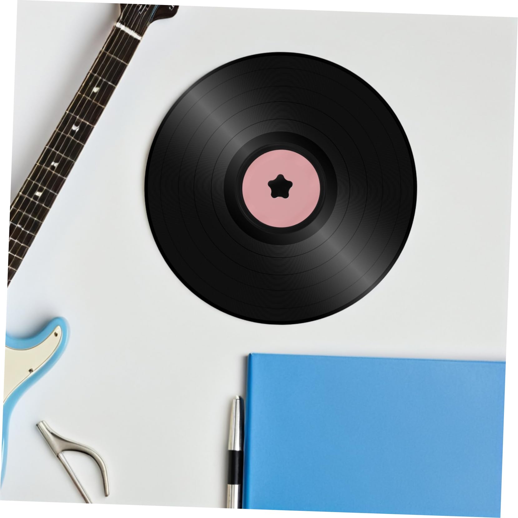 SUPVOX Protezione Per Pulizia Dischi Vinile Con Manicotto Silicone Strumento Professionale Per La e La Pulizia Degli Album Musicali Accessorio Anti-statico Per Etichette Discografiche