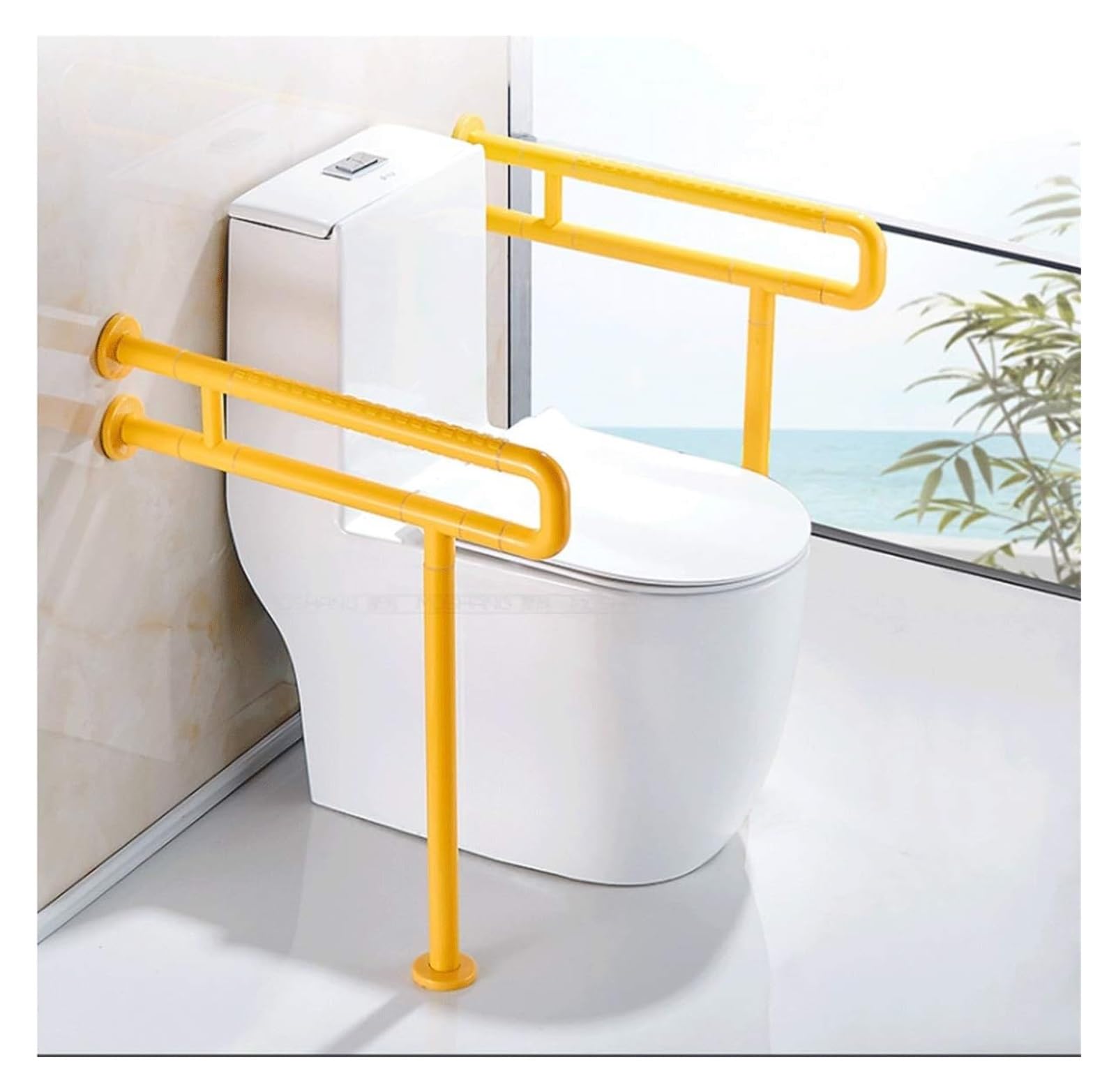 Barras De Apoyo para Baño, Pasamanos De Pared, Barras De Apoyo De Acero Inoxidable Cepillado para Baño, Toallero Recto De Pared, Barra De Apoyo De Seguridad Y Ayuda para La Ducha, Ant