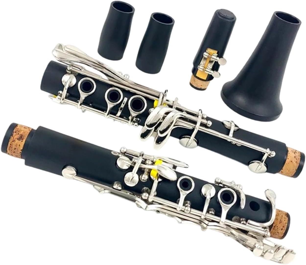 B Flat Clarinet Hard Rubber 17 Keys Professional Clarinet