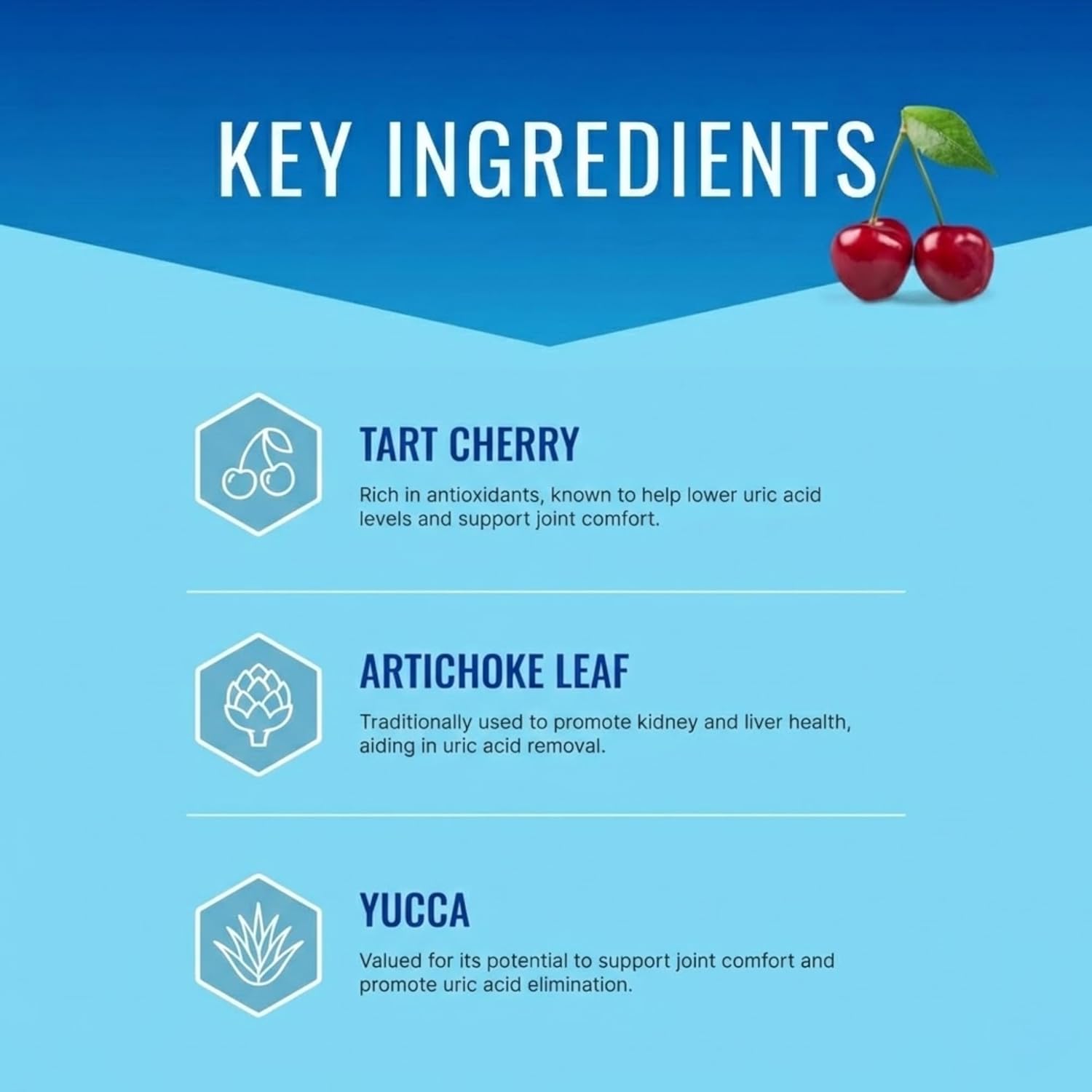 Approved Science Uric Acid Flush Supplement - Tart Cherry, Turmeric, Milk Thistle - Joint Support & Active Mobility - Made in USA - Vegan - 180 Capsules - 3 Month Supply - Image 4