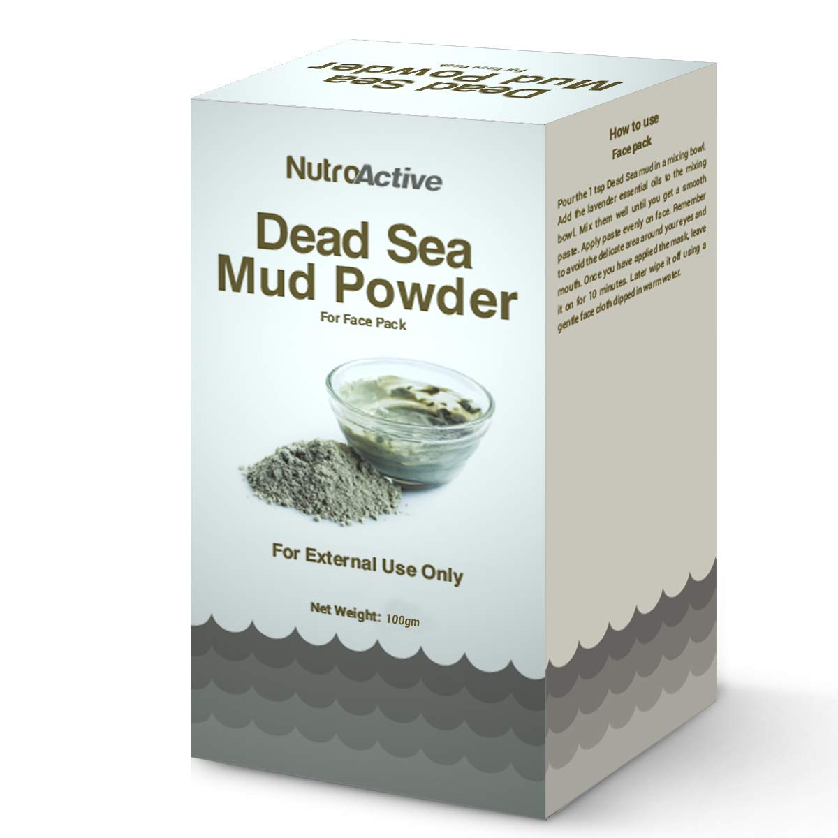 NutroActive Dead Sea Mud Powder 100 gm (3.5 oz)