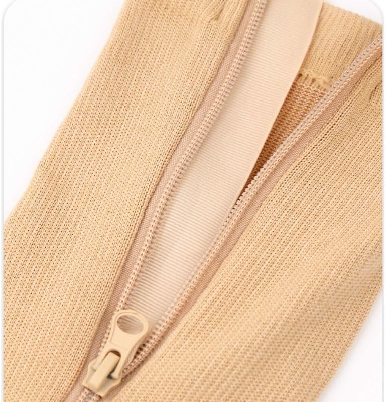 Sports Zipper Socks Pressure Elastic Long Leg Calf