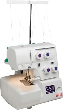 Elna eXtend 264 Overlock Serger Machine 7 Stitch Programs LED Light Rolled Hem