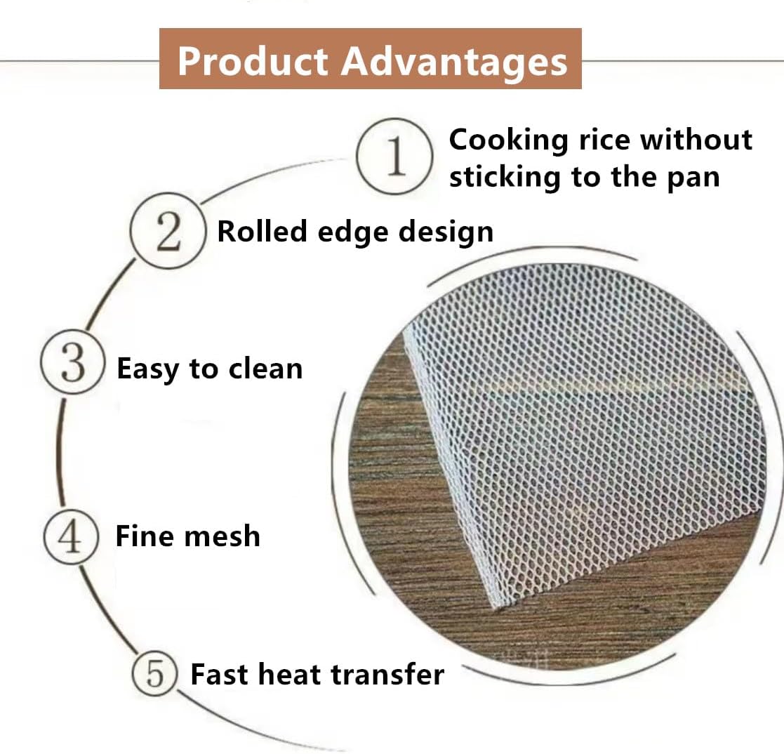 金歡喜 Sushi Rice Cooking Net Commercial Rice Net Napkin Polyester Reusable, 43" x 43", 1 pcs per case White image 4