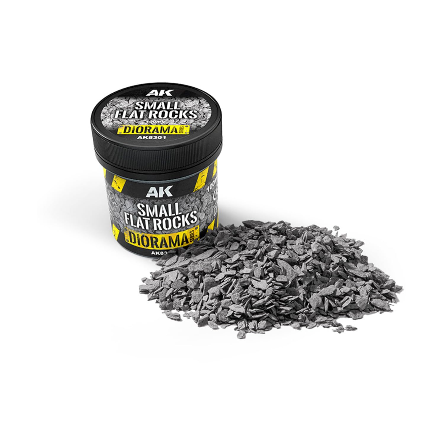 Ak Interactive Ak Diorama Ak8301 Small Flat Rocks (100Ml)