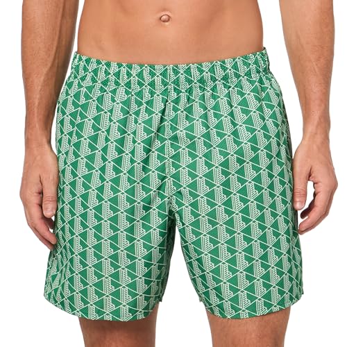 Lacoste Men's Monogram Swim Trunks