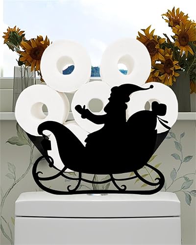 Funny Cowboy with A Gun Paper Roll Holder Montado en la pared, soportes decorativos de papel de metal negro, almacenamiento de papel higiénico para