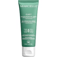 MARCELLE Clari-T Skin Balancing Gel-Cream with 2% Salicylic Acid + Niacinamide, Face Moisturizer, Clarifying & Exfoliating, Vegan, Cruelty-Free, Hypoallergenic, Fragrance-Free, Non-Comedogenic, 40 mL