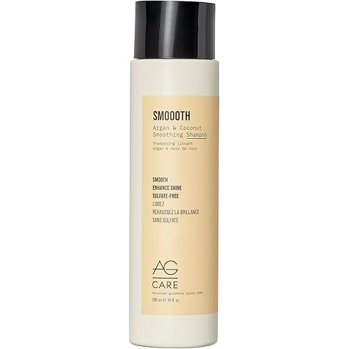 AG Care Smoooth Coconut Smoothing Shampoo, 10 Fl Oz