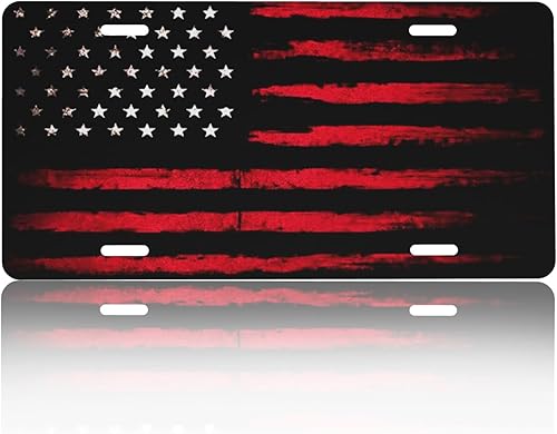 Miniatura 9 de Cubierta de placa frontal – Accesorio de metal para auto de aluminio, etiqueta de tocador novedosa resistente al óxido para hombres y mujeres, 6x12