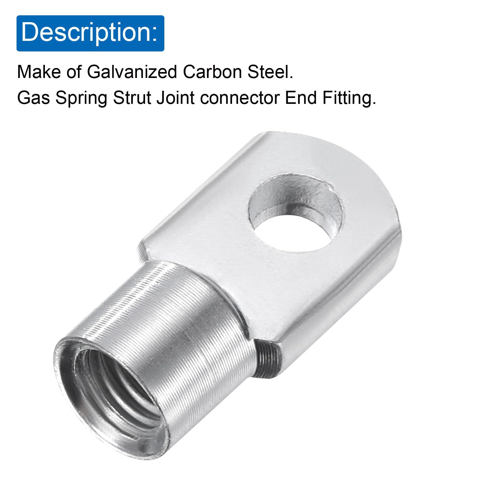 M8 Threaded Strut Connectors Sourcing Map M8 Gas Spring End Fittings ...