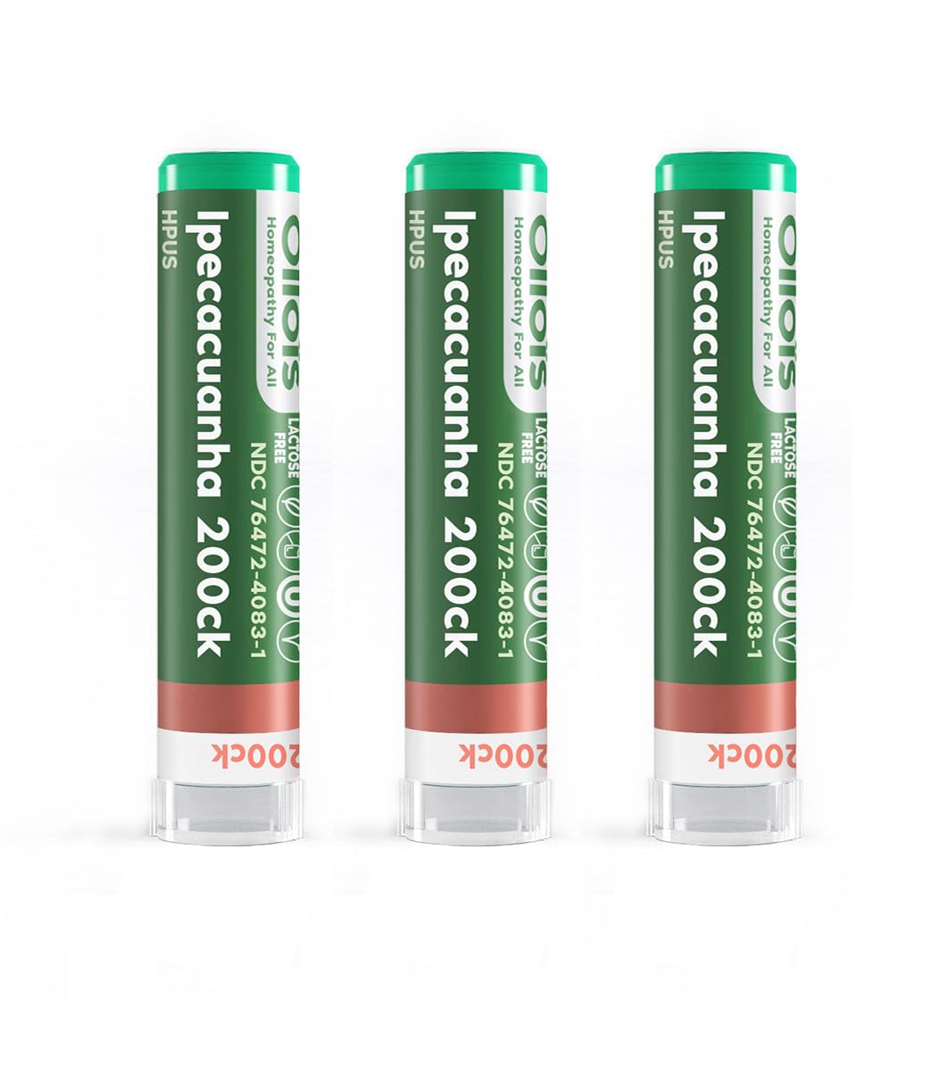 Amazon.com: OLLOIS Ipecacuanha 200ck Organic, Lactose-Free, Vegan