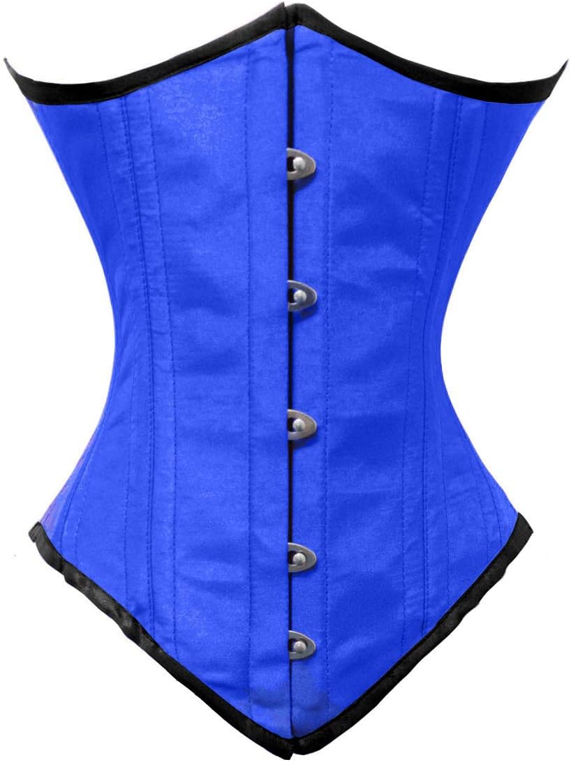 Corset Femme Gothique Avec 26 Os En Acier - Sous-buste Ajustable Pour Affiner La Taille Et Soutenir Le Dos