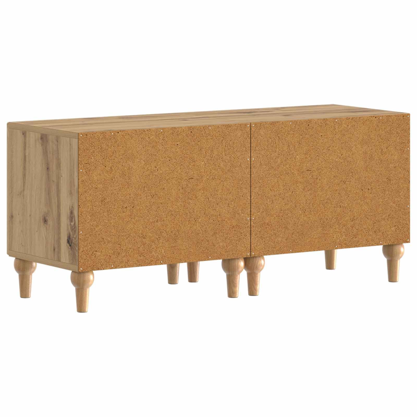 Hothingwell Drewniana szafka pod telewizor 98 x 35 x 43 cm