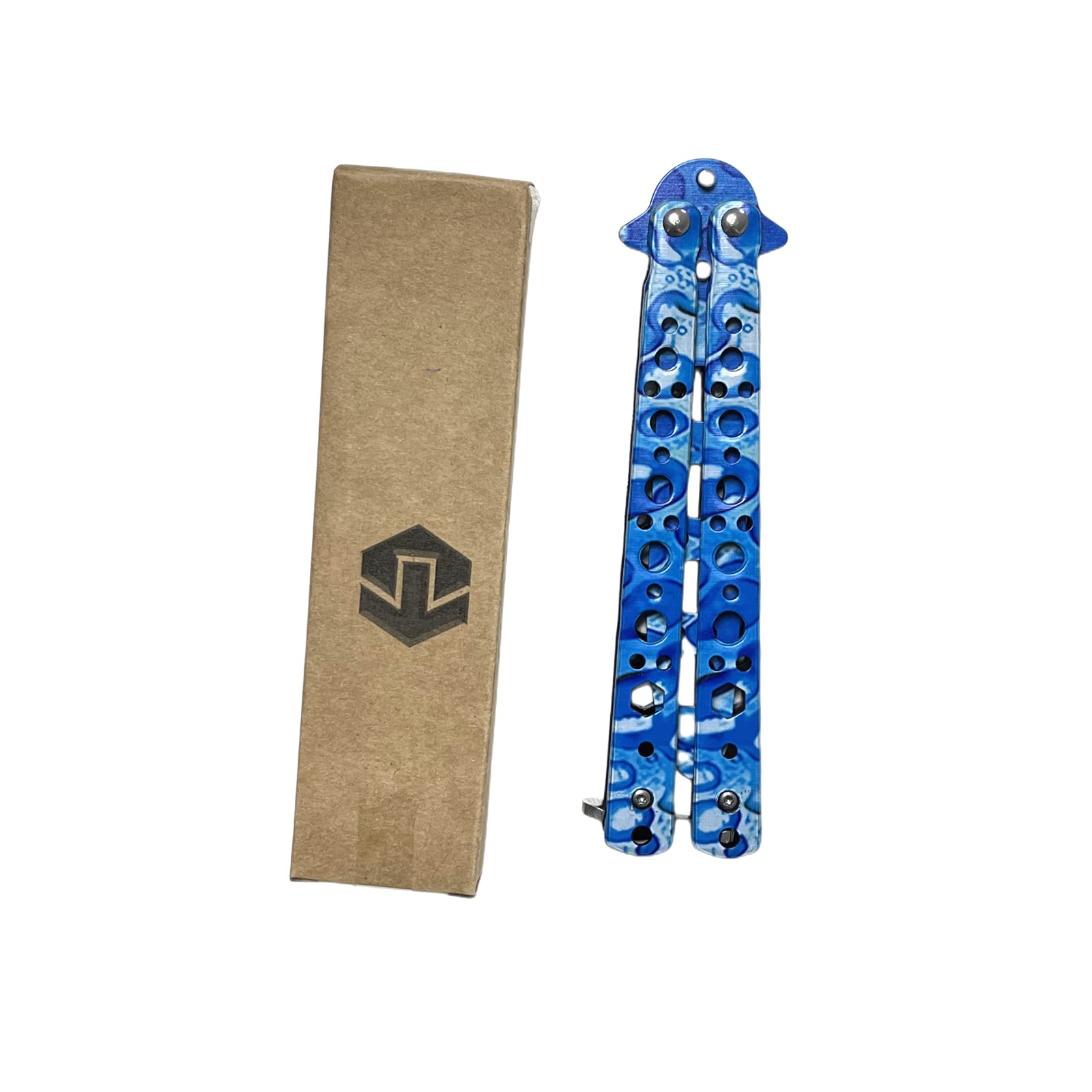 Cuchillo de entrenamiento de mariposas sin afilar para principiantes