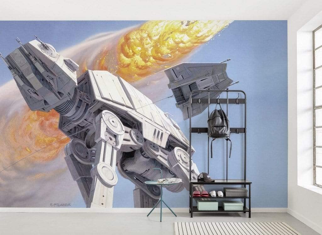 Komar WTD DX10-053 Star Wars Classic RMQ Hoth Battle AT fototapeta z włókniny wielokolorowa 500 x 250 cm Szerokość taśmy 50 cm