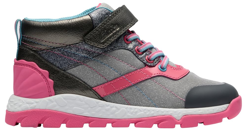Clarks Tidal2Myth K. Childrens Silver, 8.5