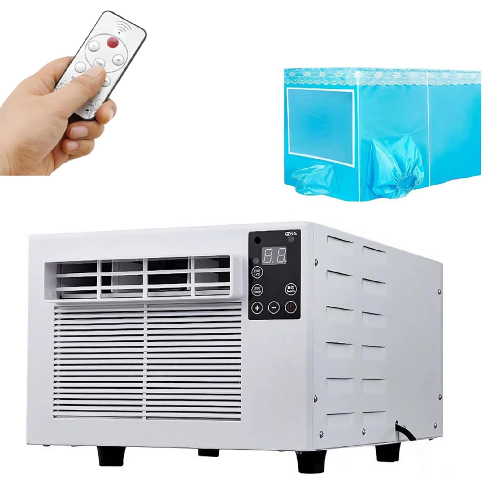 Hydravex 2-in-1 Portable Ac Air Conditioner & Dehumidification, Fast Cooling for Camping, RV, Tents & Small Room, 280W Low Power Consumption with Remote Airconditioning+1.8mTent
