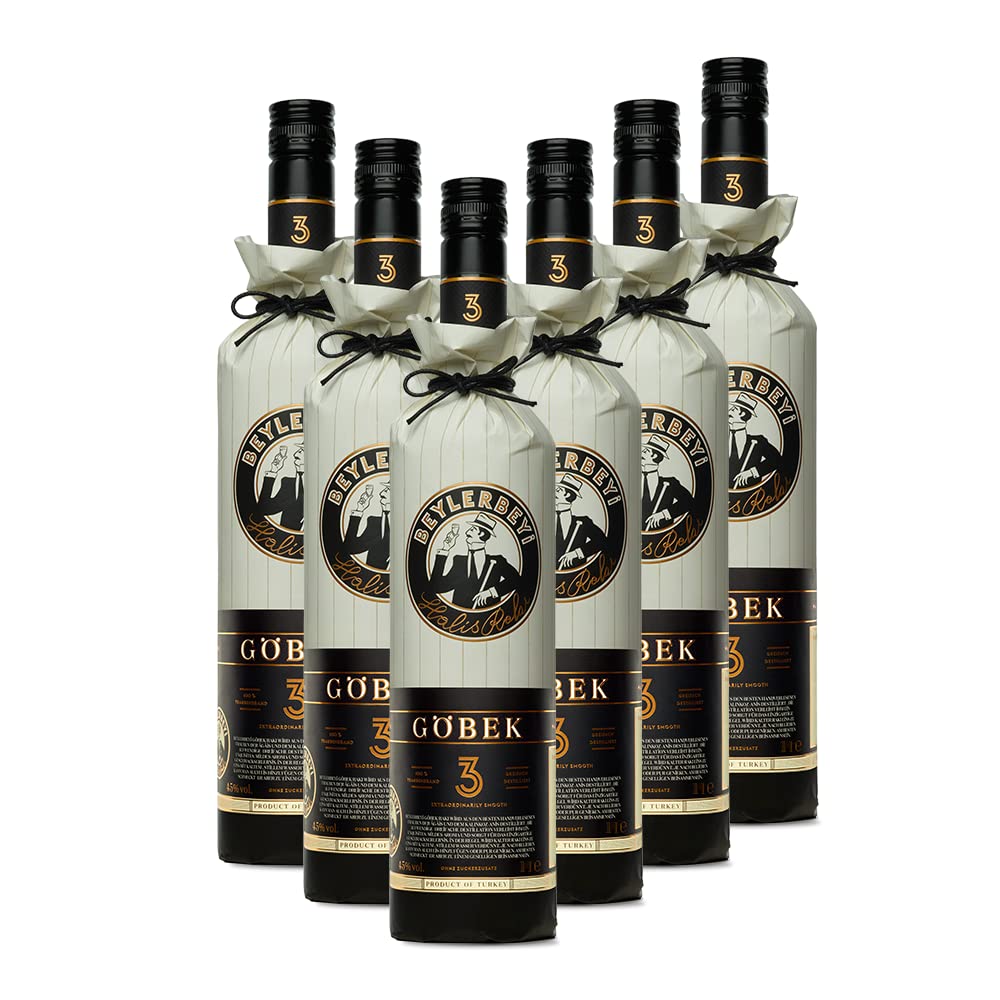 Buy RAKI - Beylerbeyi Göbek Raki 6 x 100cl | Turkish Aniseed Flavoured ...