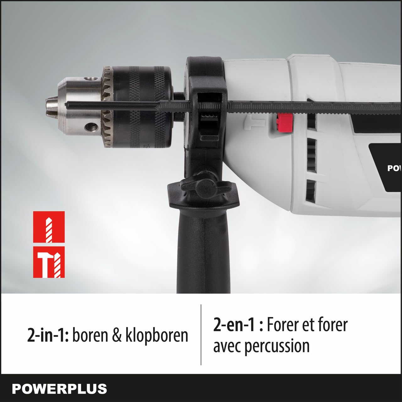 POWER plus POWC10100 wiertarka udarowa, 1 V, żółta/czarna