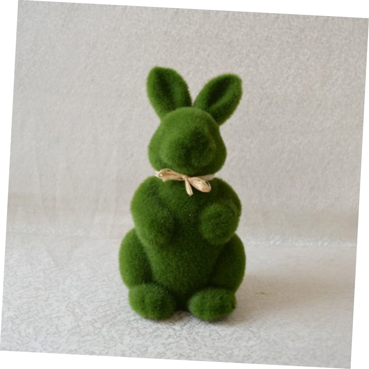 IMIKEYA 8 Pcs Lapin De Pâques Mousse Lapin Figurines Décor Floqué Mini Debout Figurine Accessoires Flocage Photo Ornement Peluche Faux Animal Enfant Mousse