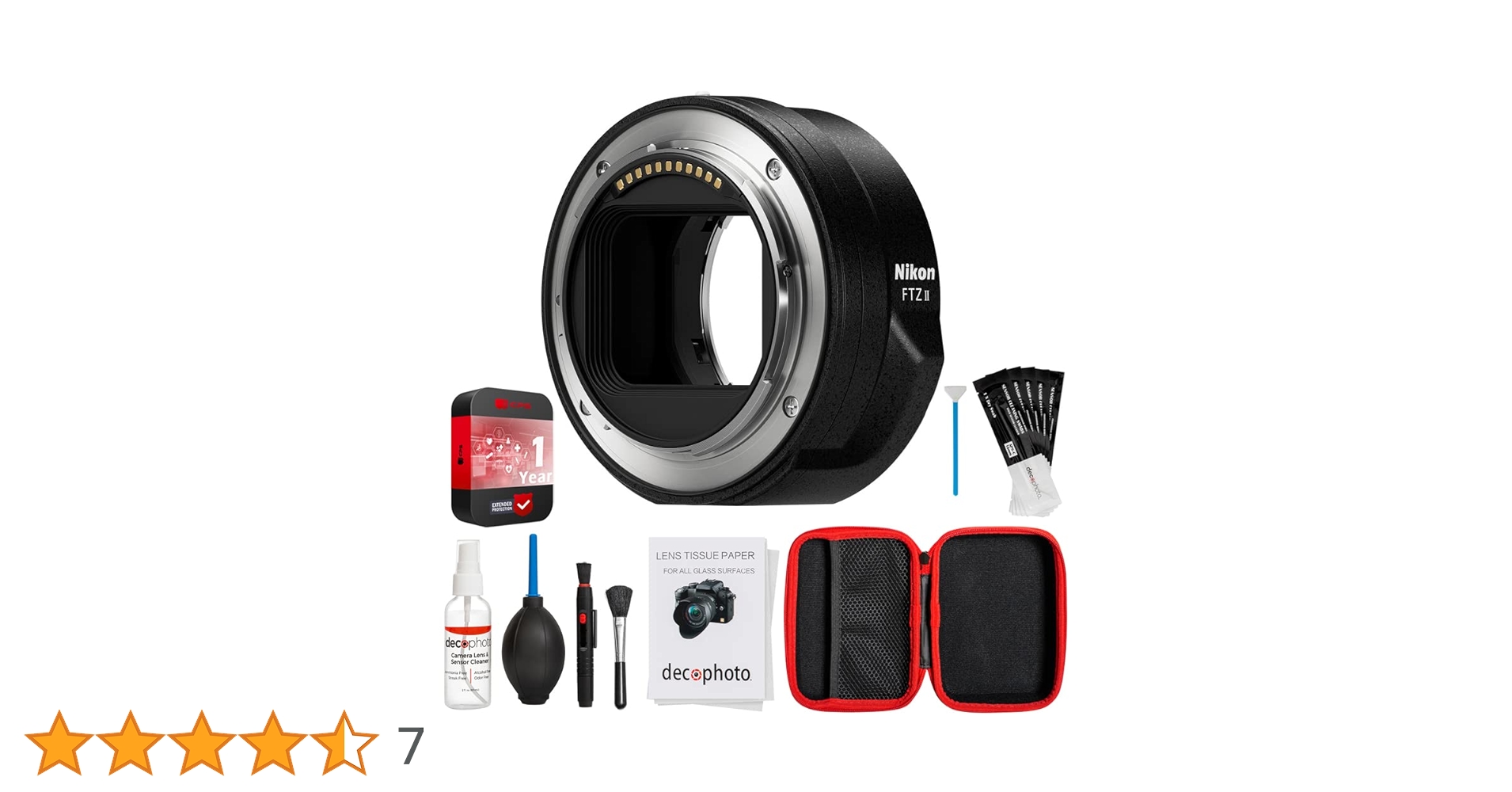 2個セット！！Ｂ４→FZマウント変換アダプター未使用品 Amazon | Nikon 4264 FTZ II レンズマウントアダプター F