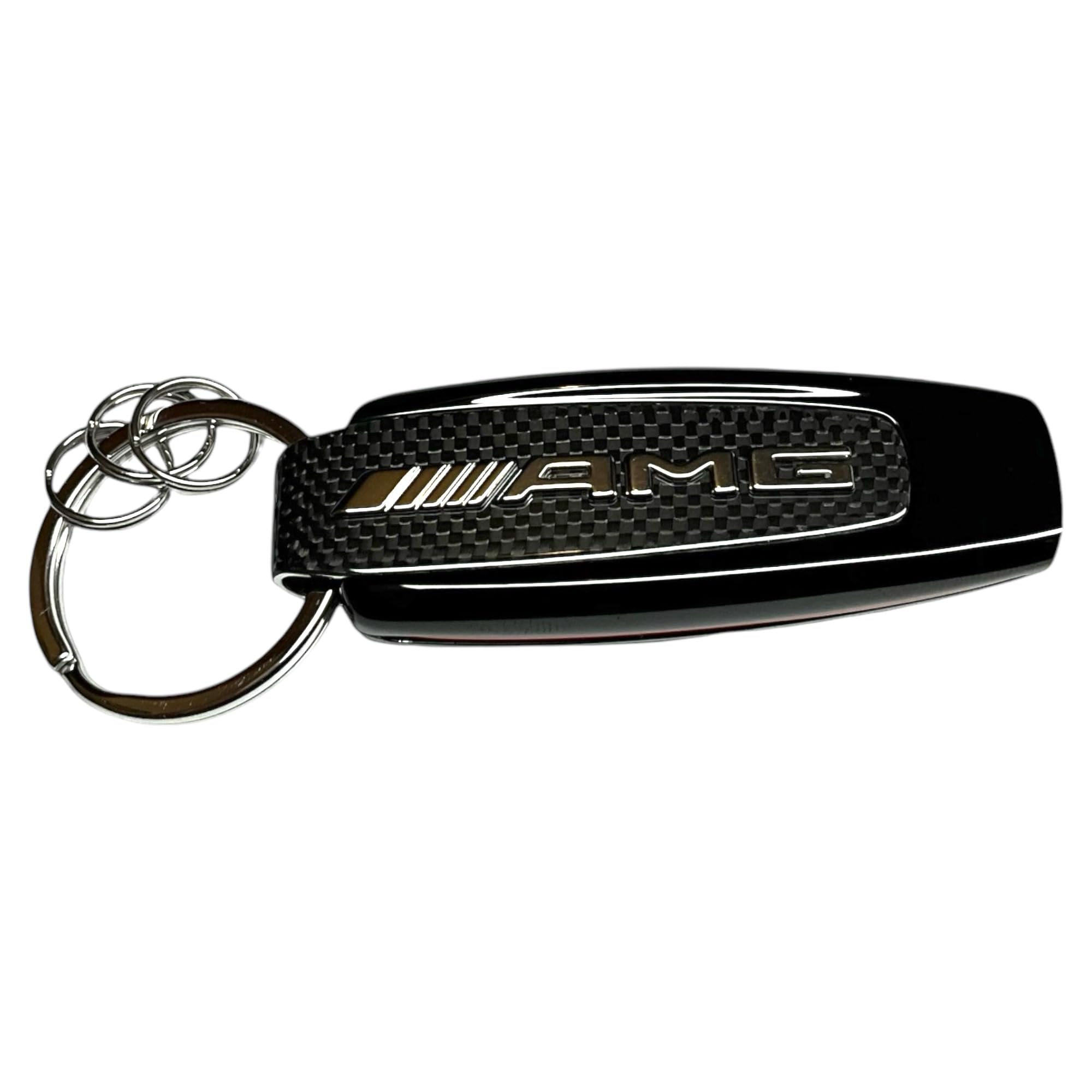Porte-clés AMG Mercedes - Cuir Et Alcantara, Neuf
