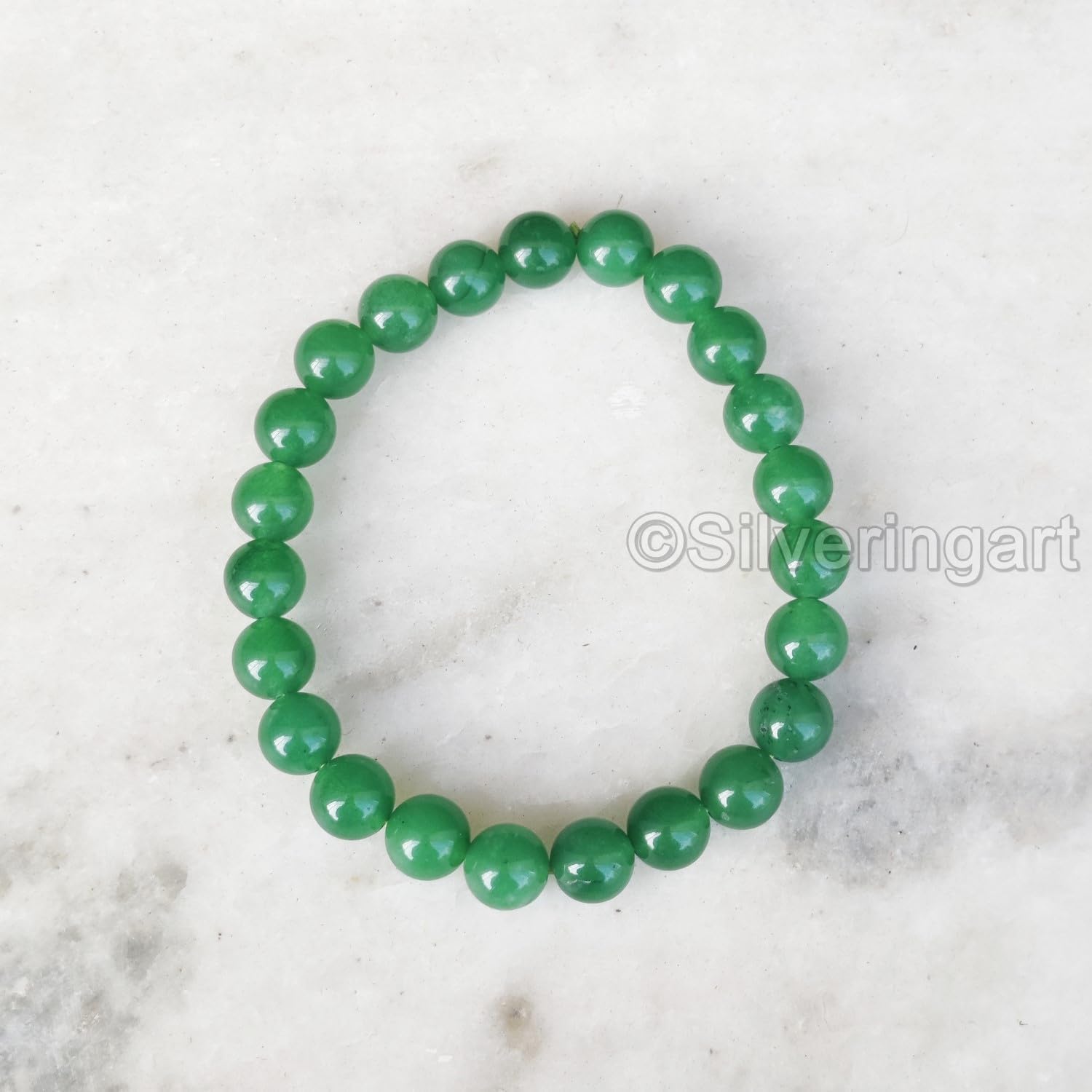 Green Aventurine Beads Bracelet, Natural Aventurine Bracelets, Green Aventurine Birthstone, Boys Girls Better Job Opportunities, Increase Prosperity and Reiki Crystal, Mens Womens Bracelet